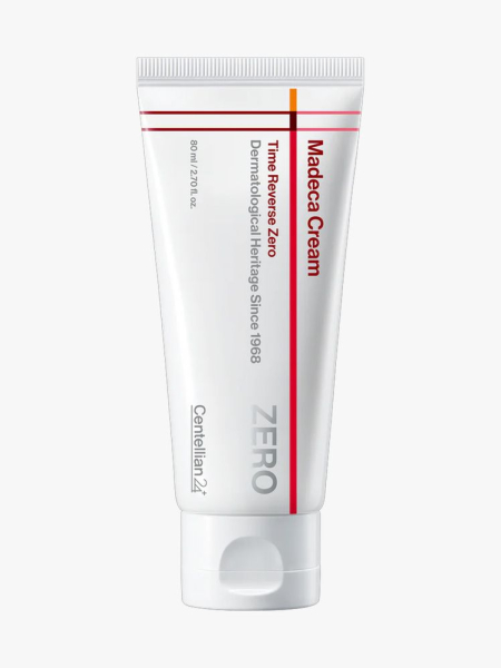 Centellian 24 Madeca Cream Time Reverse Zero in branded tube component on a light gray background